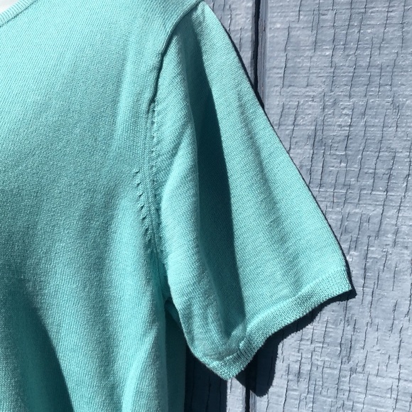 Bedford Knit short sleeve sweater top - Picture 6 of 13